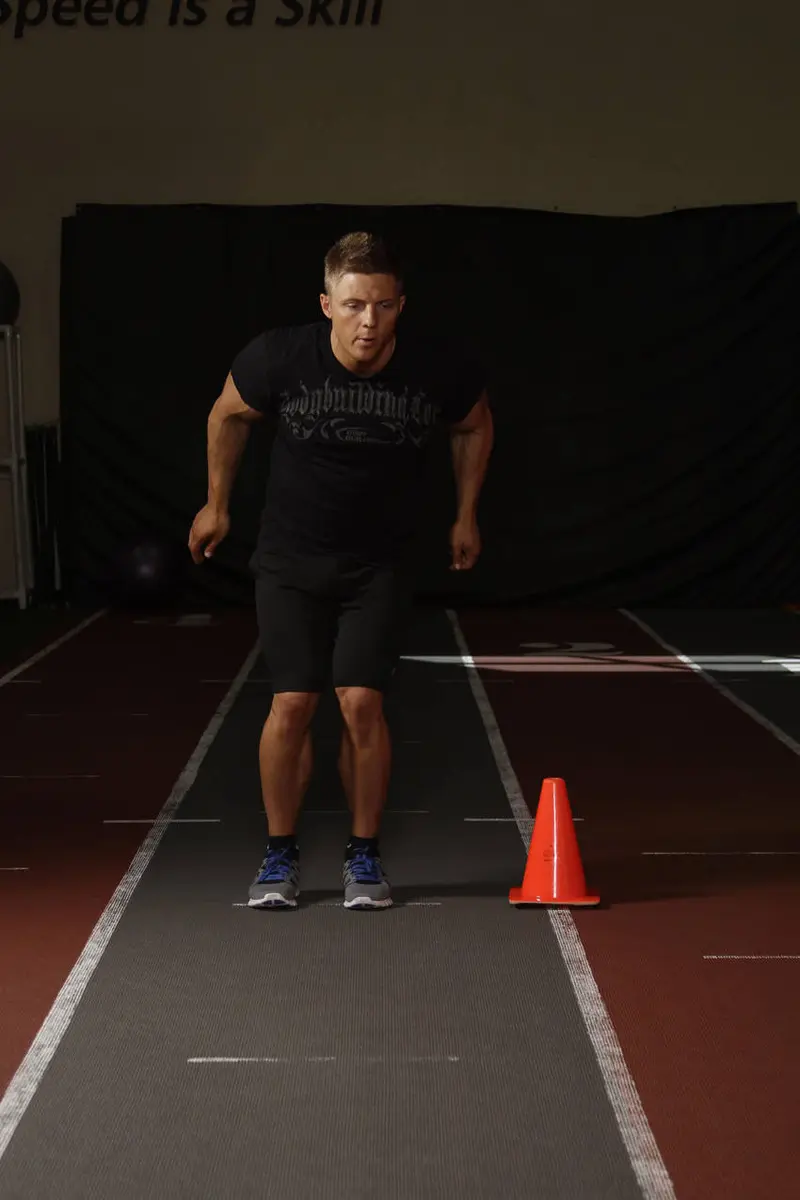 Side Hop-Sprint — finish position