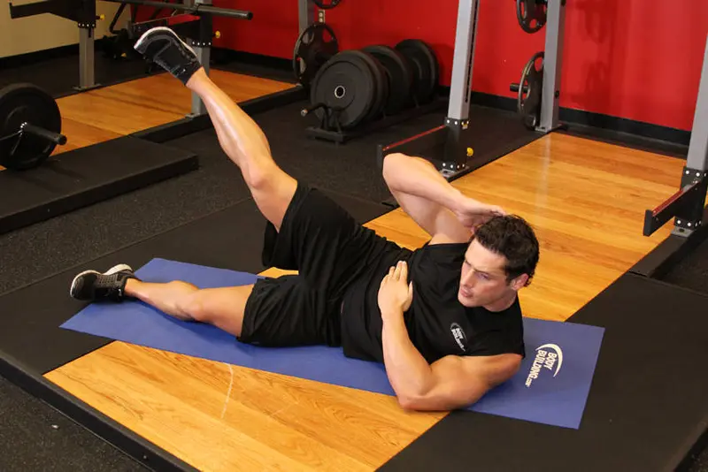 Side Jackknife — finish position
