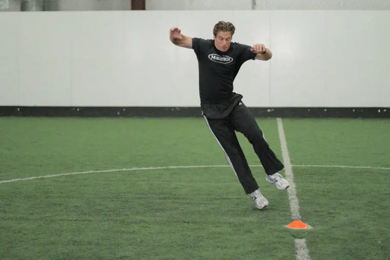 Side Standing Long Jump — finish position