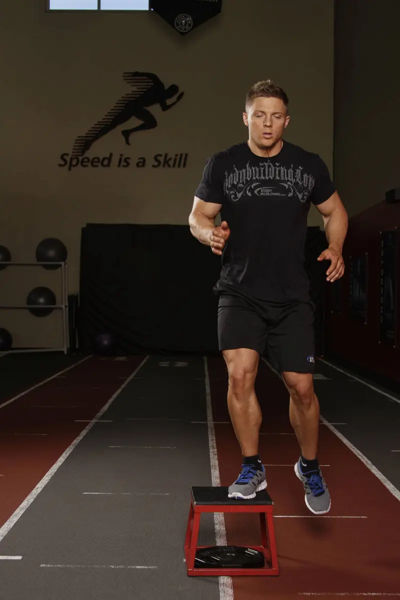 Side to Side Box Shuffle — finish position