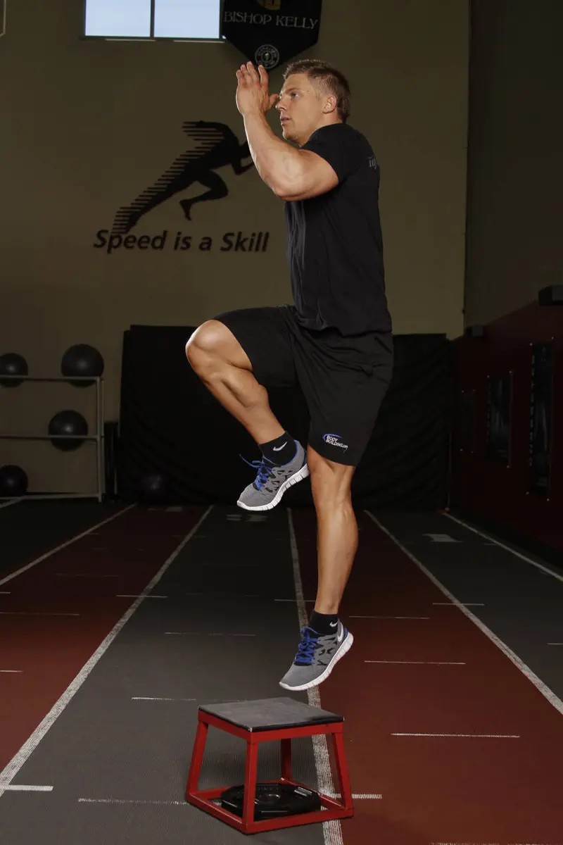 Single Leg Push-off — finish position