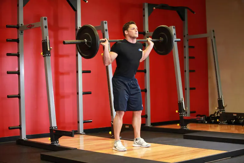Speed Squats — finish position