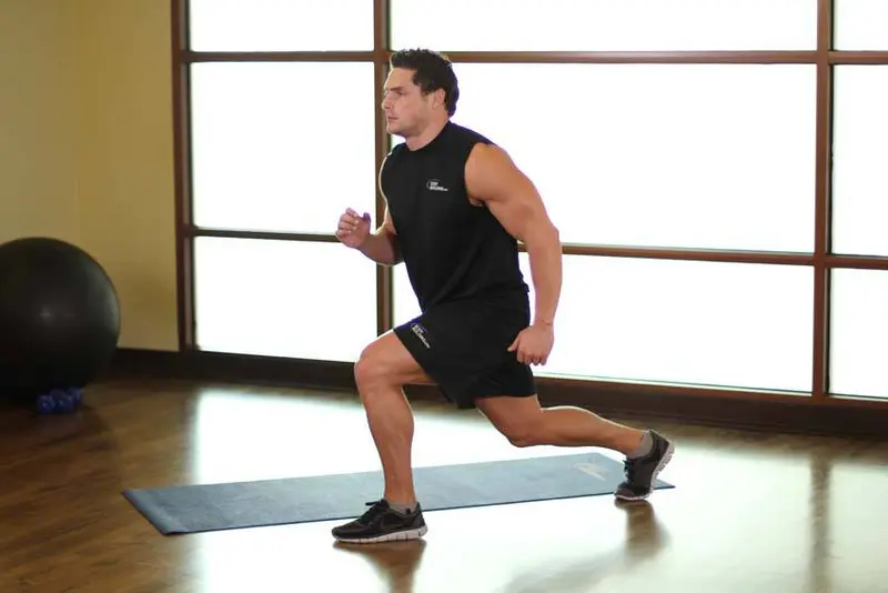 Split Squats — finish position