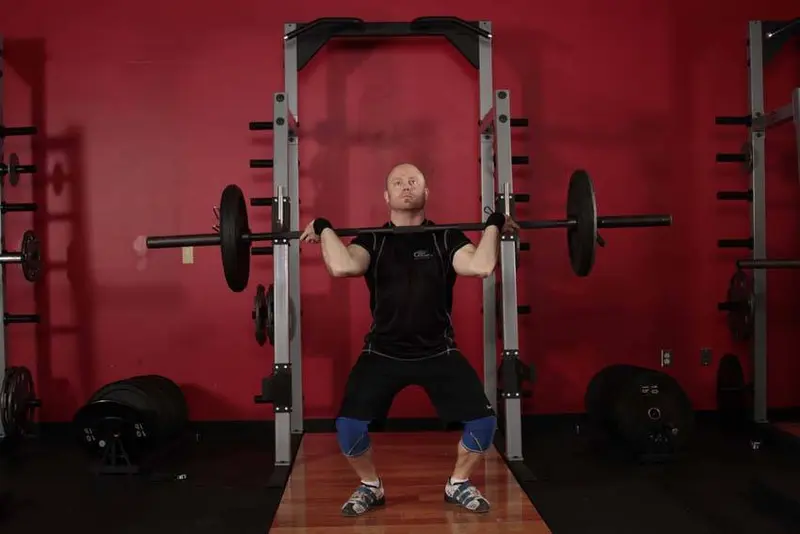 Squat Jerk — finish position