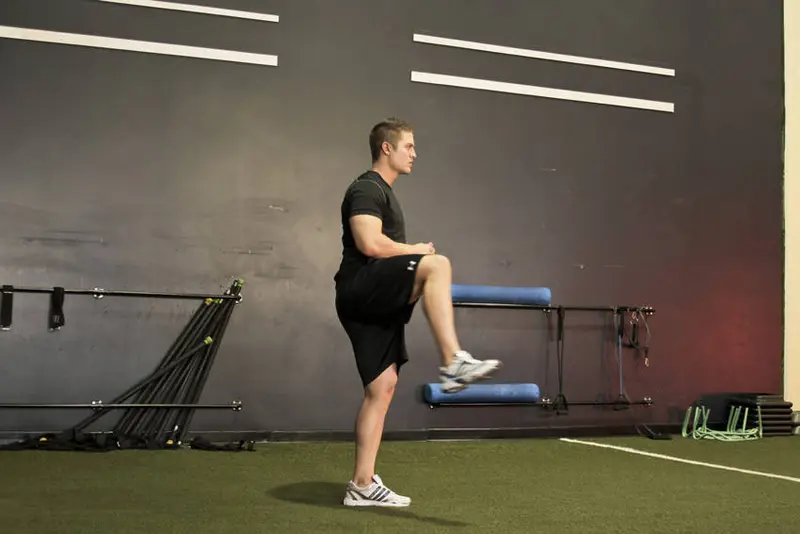 Standing Hip Circles — finish position