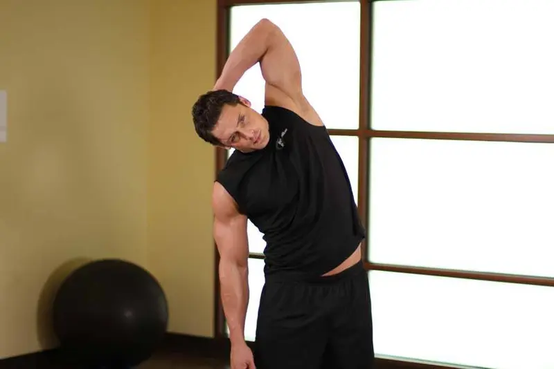Standing Lateral Stretch — finish position