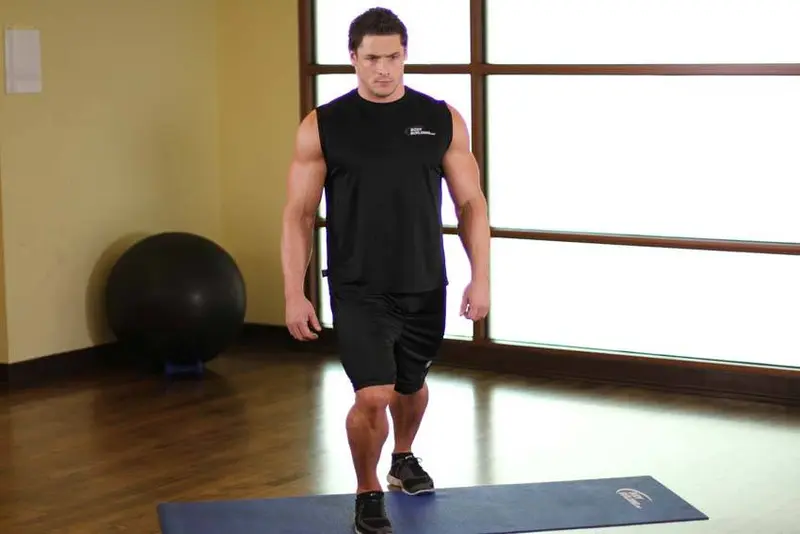 Standing Soleus And Achilles Stretch — finish position