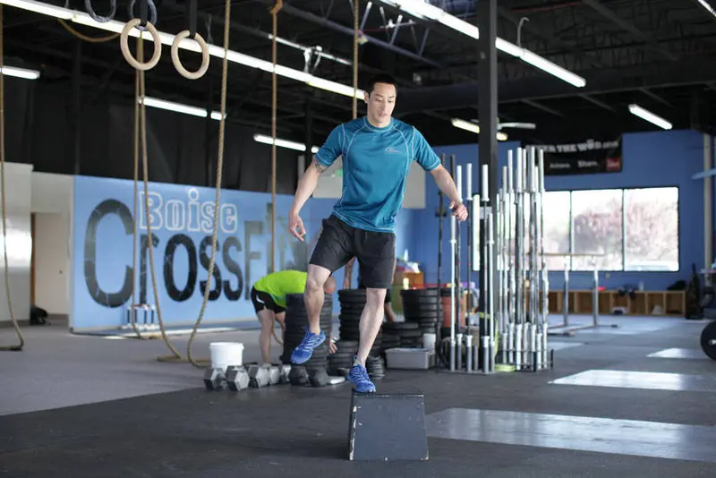 Stride Jump Crossover — finish position