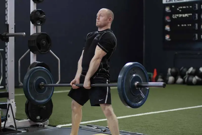 Sumo Deadlift — finish position