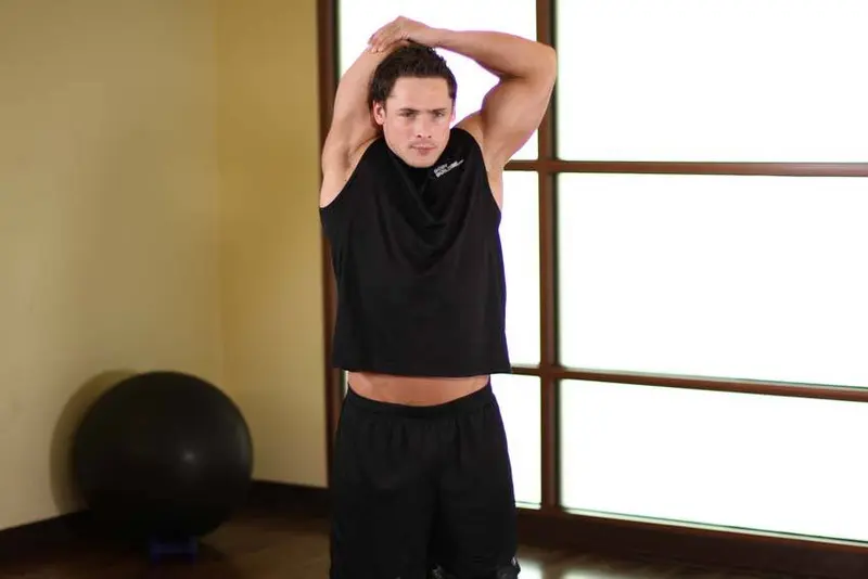 Triceps Stretch — finish position