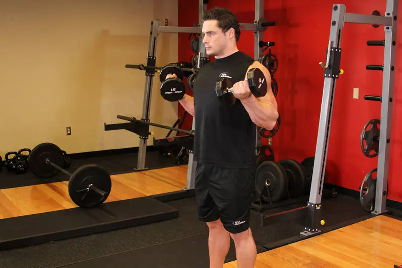 Zottman Curl — finish position